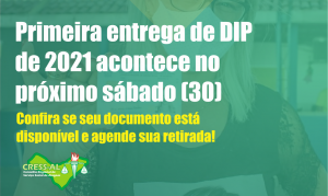 Primeira entrega de Documentos de Identidade Profissional (DIP) de 2021 acontece no próximo sábado (30)