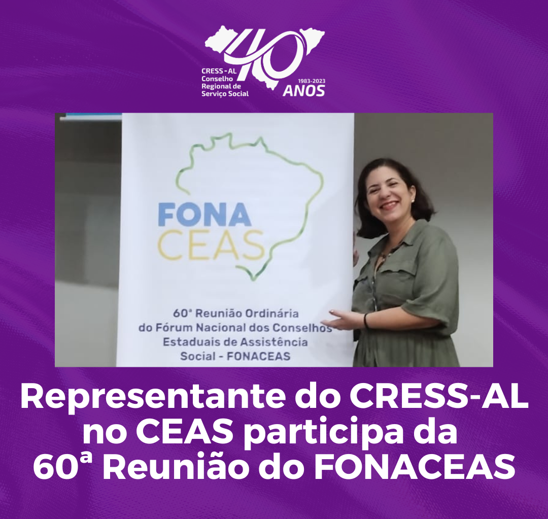 Cress - 60 anos do Curso de Serviço Social em Alagoas