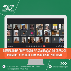 Comissão de Orientação e Fiscalização do CRESS Alagoas promove atividade com as COFI’s do nordeste