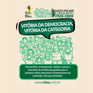 CRESS Alagoas agradece, com grande respeito e reconhecimento, à categoria de assistentes sociais pela participação no processo eleitoral