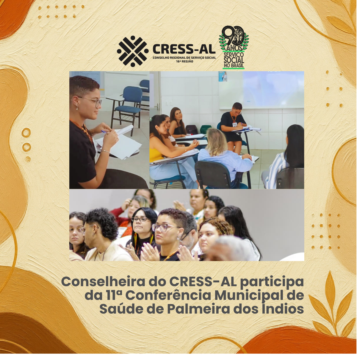 Conselheira do CRESS-AL participa da 11ª Conferência Municipal de Saúde de Palmeira dos Índios