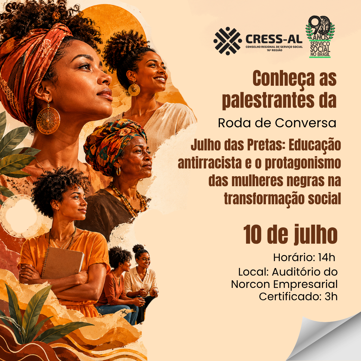 Conheça as palestrantes da roda de conversa 