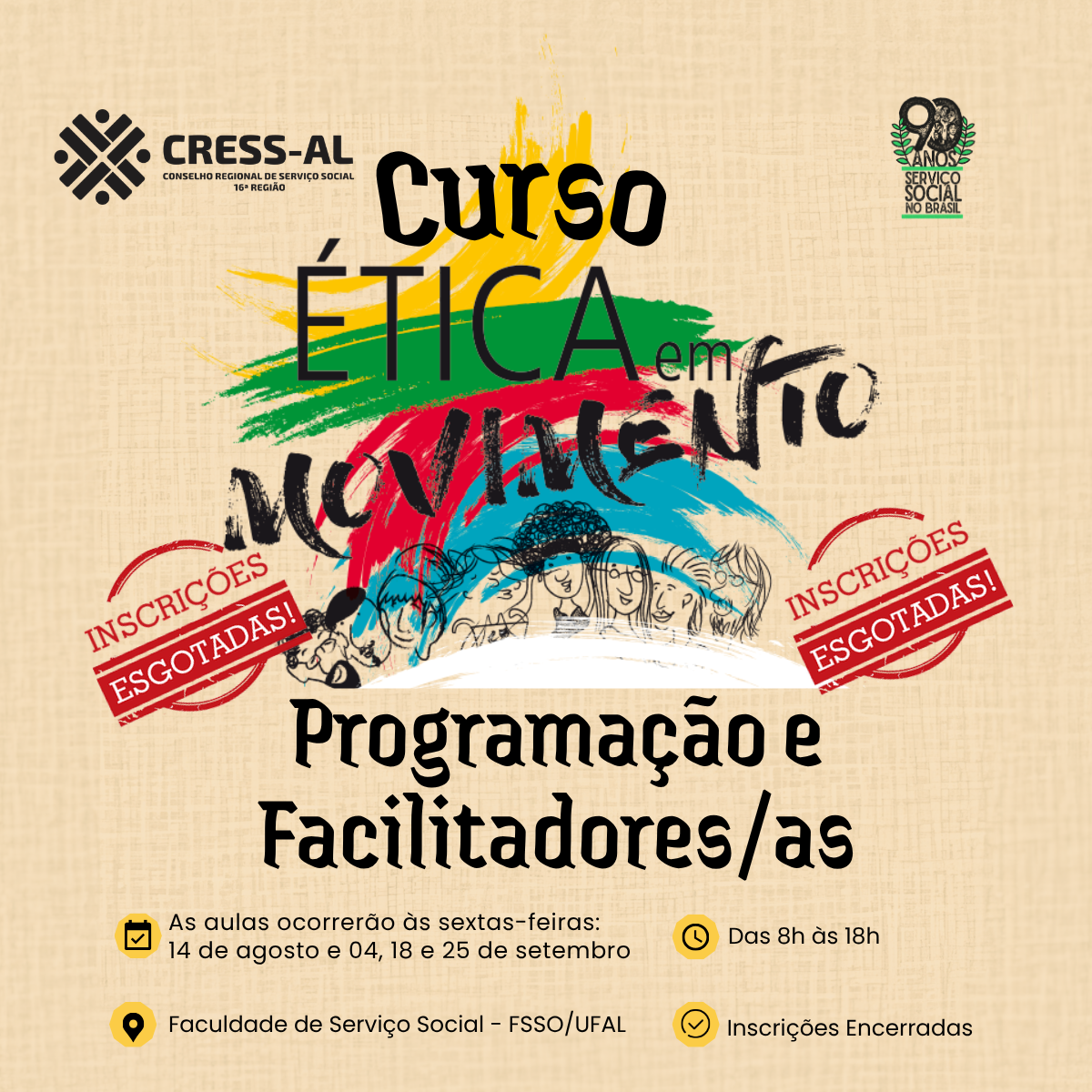 Conheça os/as facilitadores/as do Curso Ética em Movimento | Vagas esgotadas