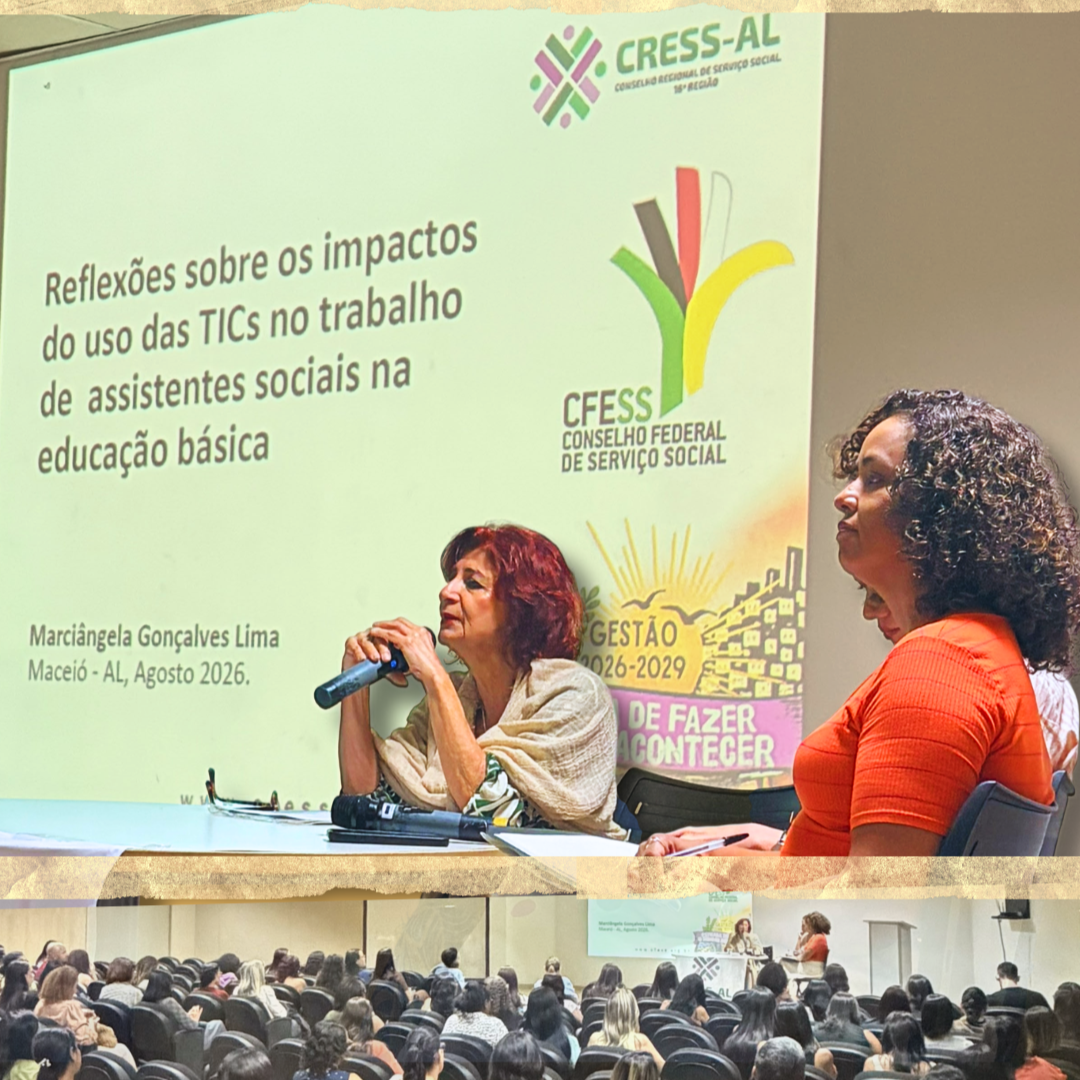 CRESS-AL promove formação sobre impactos das TICs no exercício profissional na Educação