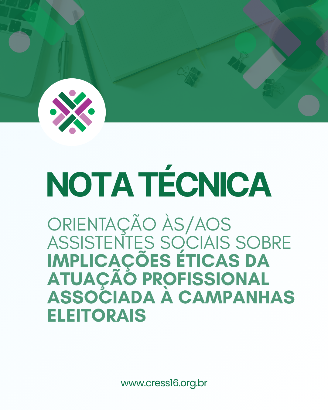 CRESS Alagoas divulga Nota Técnica sobre atuação profissional associada à campanhas eleitorais