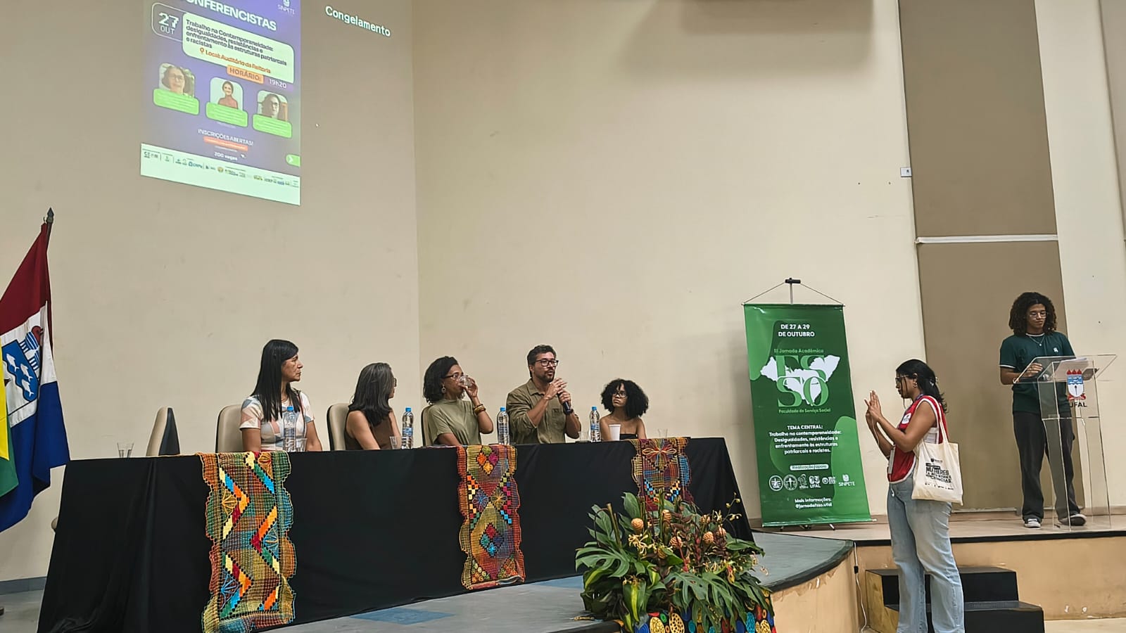 CRESS Alagoas participa da abertura da 3ª Jornada Acadêmica da Faculdade de Serviço Social